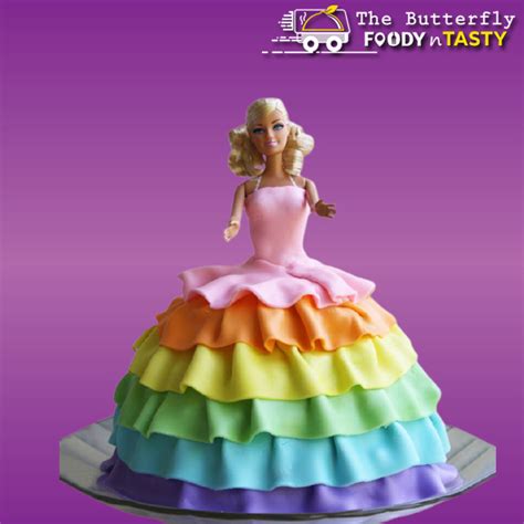 Order Online Barbie Doll Cake For Your Baby Princes