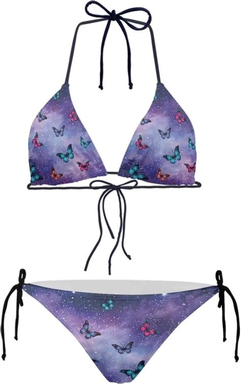 Amazon Yexiatodo Halter Top Swimsuits For Women Stylish Bikini Sets For Teens String Bikini