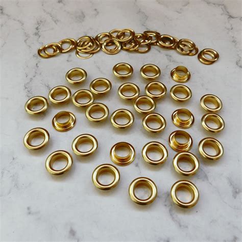 Люверсы латунь, никель, темная бронза 6 и 8мм, 10 шт купить в интернет ...