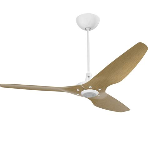 Big Ass Fans Haiku Gen White Outdoor Ceiling Fan With Caramel