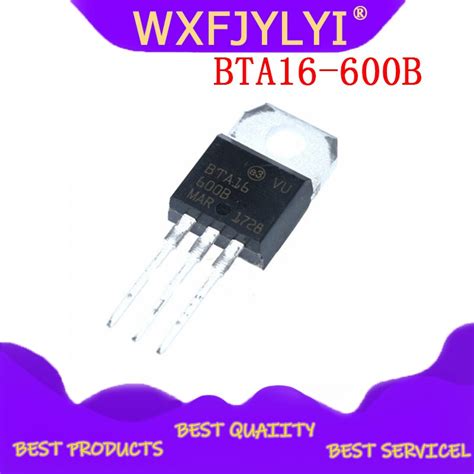 10pcs BTA16 600B 220 BTA16 600 TO220 16 600B BTA16 600V 16A TRIACS de ...