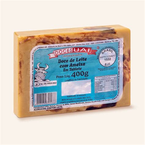 Doce De Leite Com Ameixa Uai Pacote 400g Doces Melaré