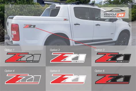 Colorado Z71 Off Road Decal | Holden Decals | Vehicle Graphics NZ