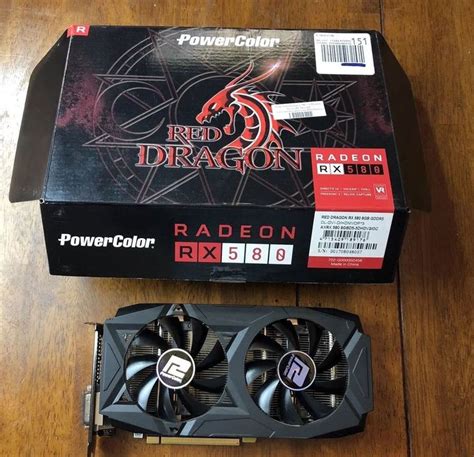 PowerColor RED DRAGON Radeon RX 580 8GB RAM GPU Graphics Card | Graphic ...