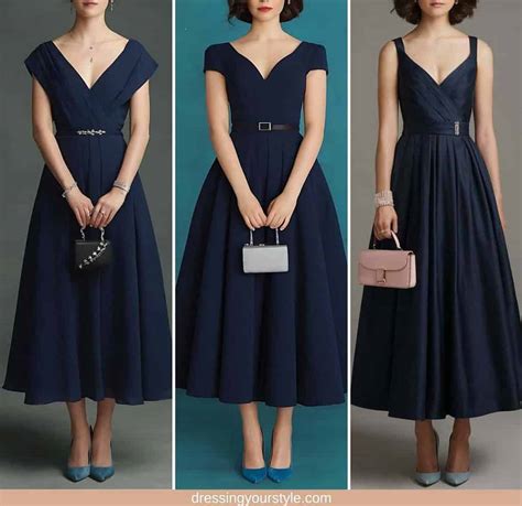 What to Wear with Navy Blue Dress | Dresses Images 2024