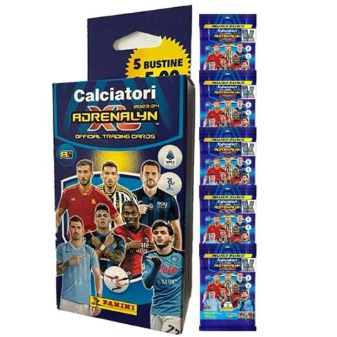 PANINI CARD CALCIATORI Adrenalyn 2023 24 Ecoblister 5 Buste Per Album