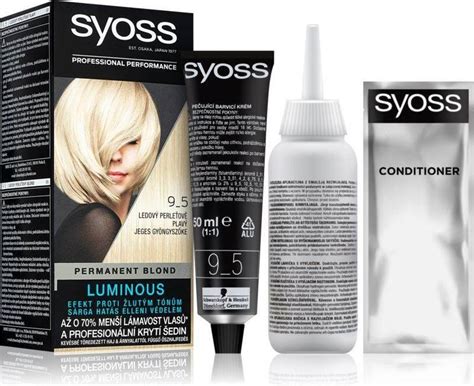 Syoss Color Permanent Hair Dye Shade Frozen Pearl Blonde Price