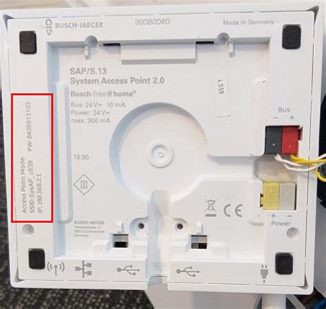 Instructie T B V SysAP System Access Point Versie 2 0 Type SAP S 13