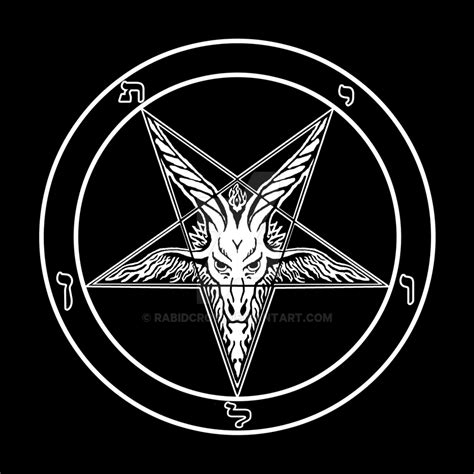 Baphomet Sigil Of Satan And Satanism By Rabidcrow On Deviantart