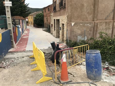 Continúan las obras de la calle Rosario de Repavimentación y