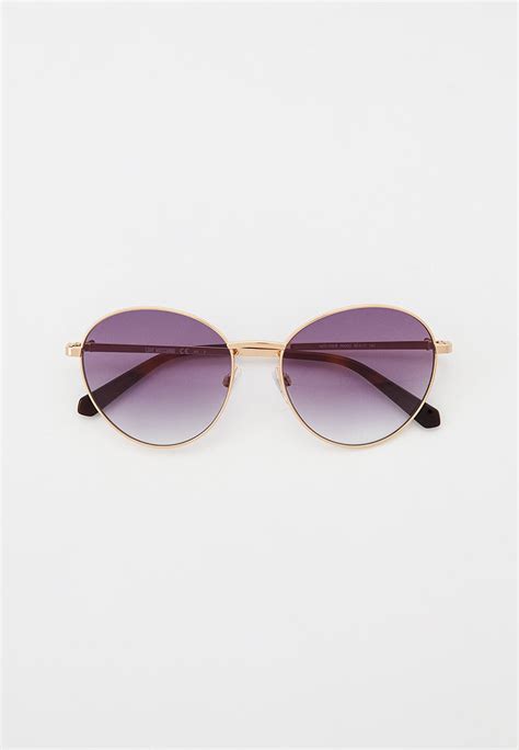 Очки солнцезащитные Love Moschino MOL038/S 000, цвет: золотой ...