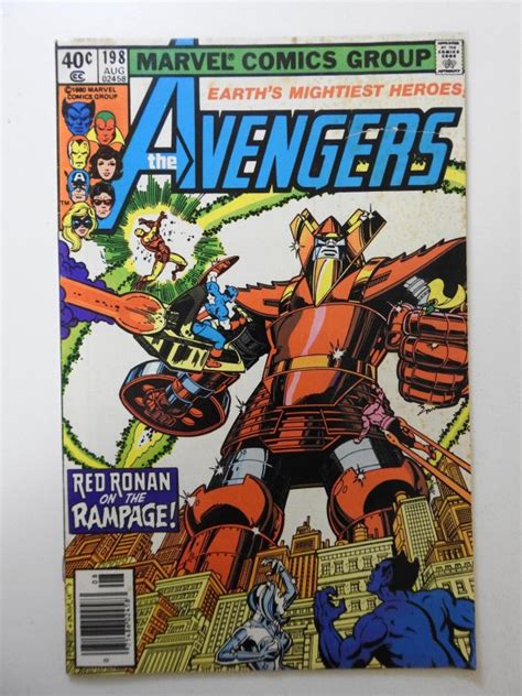 The Avengers 198 1980 GD VG Condition 2 In Tear Fc Comic Books