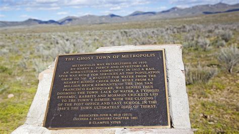 The Dirt Tabor Creek To Metropolis Ghost Town Off Road Nevada