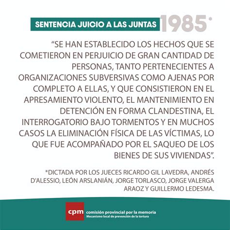 SENTENCIA JUICIO A LAS JUNTAS 1985 CPM