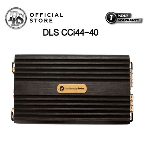 DLS CCi44-40 - 4-Channel Compact Power Amplifier 440W 129x320x54mm Car
