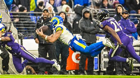 Los Angeles Rams Wide Receiver Puka Nacua S ALL OUT Dive Reels In A 23