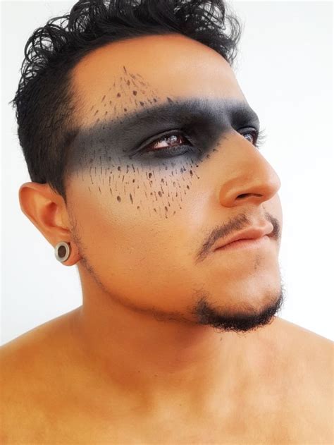 Model Leonardo Makeup Editorial Men Maquillaje Masculino