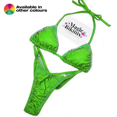 Quick Ship Bikini Mystique Soft Cup Suit NPC IFBB Pro League Magic Bikinis Custom