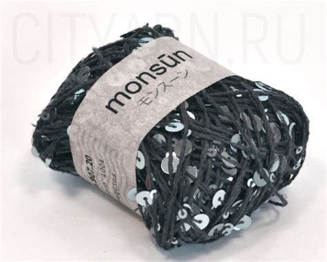 Пряжа с пайетками Monsun m.907.20 - Monsun