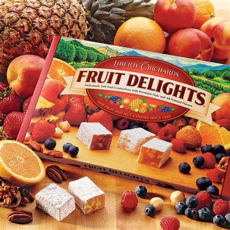 Liberty Orchards Fruit Delights: 8 oz Fruit & Nut Candies - Buy Online