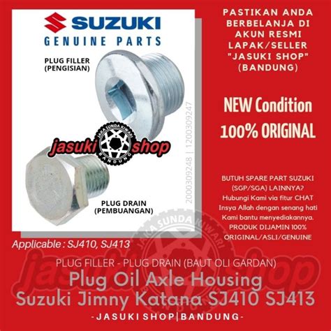 Jual Plug Axle Housing Gasket Baut Pengisian Pembuangan Oli Gardan