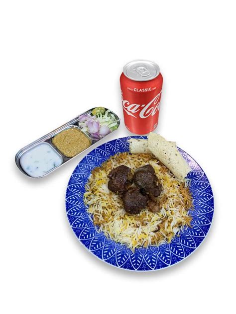 Mutton Biryani Set Menu Golden Rice Hyderabadi Biryani