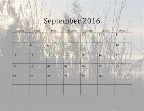 september beach calendar  stock photo public domain pictures