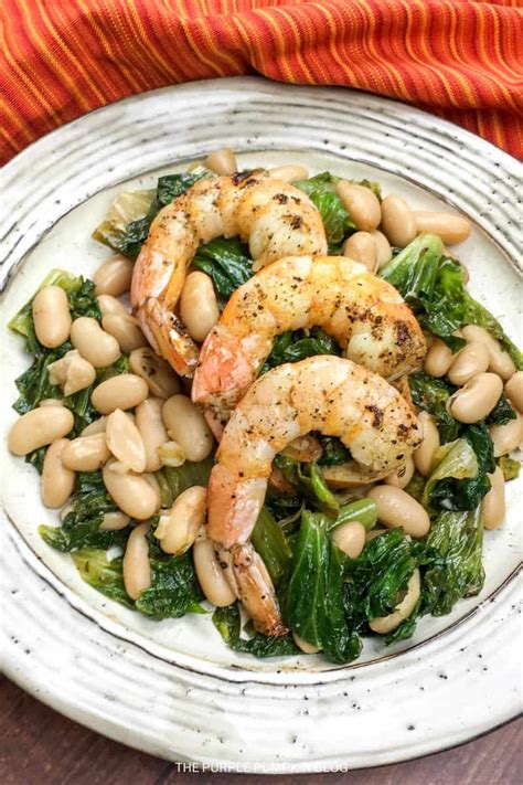 Italian American Shrimp Oreganata Recipe With Cannellini Beans