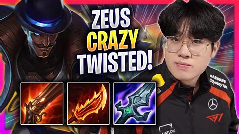 Zeus Crazy Game With Twisted Fate Top T Zeus Plays Twisted Fate Top