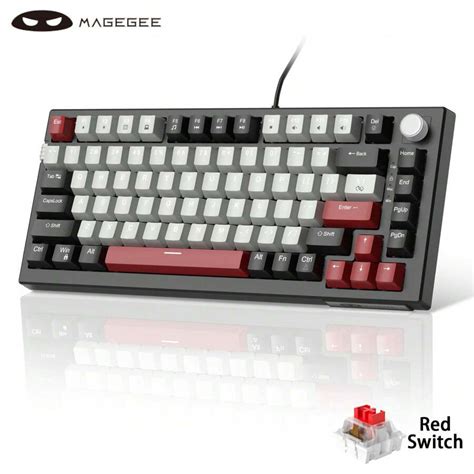 Magegee Mk Sky Mechanical Game Keyboard Hot Swappable Newly Upgraded Key Led Backlit