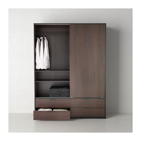 Ikea Single Wardrobe Black – HOMYSTYLE