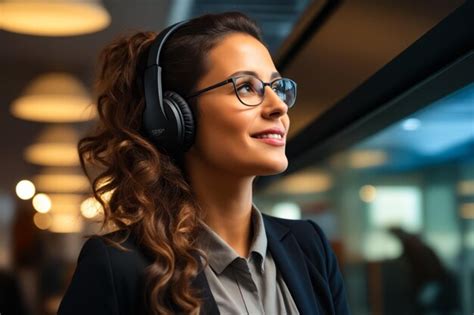 wearing headphones business images    freepik