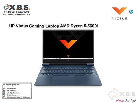 HP NB Victus 15 Fb0035AX Ryzen 5 5600H Hexa Gaming Laptop QUEZON CITY