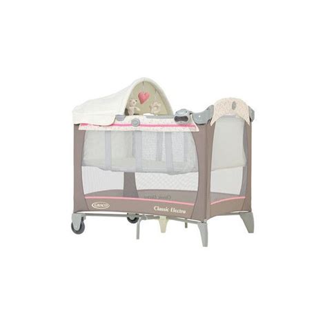 Graco Classic Electra Bassinet Travel Cot In Posie Bassinet Travel