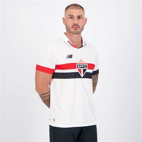 Camisa New Balance São Paulo I 2024 5 Arboleda Futfanatics