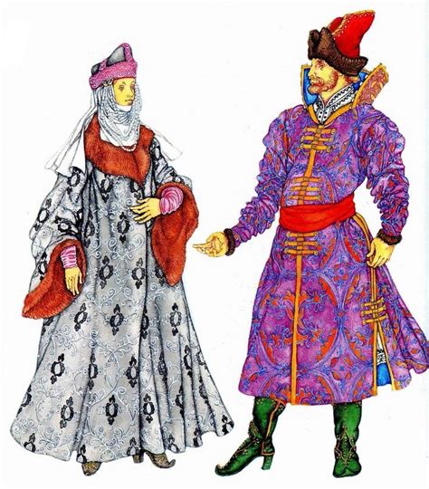 Костюм славян и Древней Руси (6-13 века)