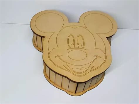 Caja Dulcero Mickey Mouse Corte L Ser Mdf En Venta En Valle De Chalco