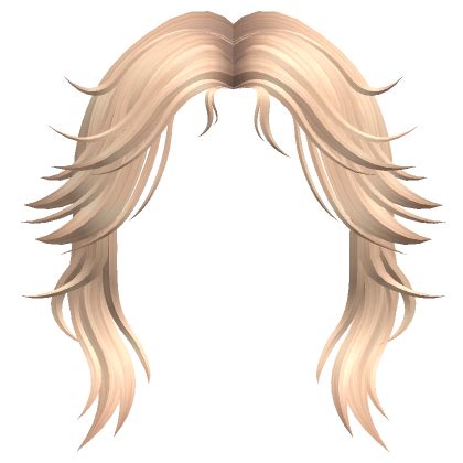 Messy Wolfcut Bangs In Blonde Roblox Item Rolimon S