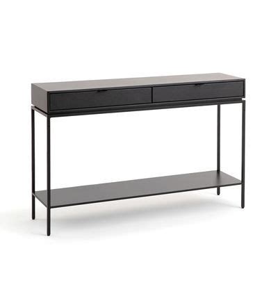 Ampm Console M Tal Et Cuir R Alto Noir Taille Unique Console Metal