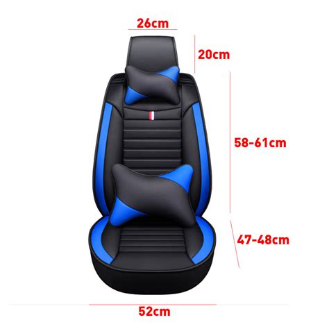 Shop Generic Pu Leather Universal Car Seat Waterproof Covers Breath