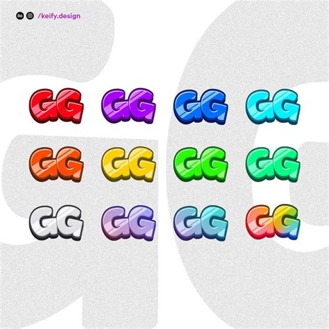 Gg Twitch Emotes 12 Gg Emotes Etsy
