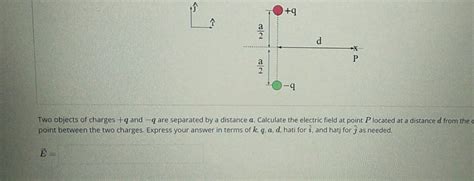 If Two Charges Q And 4q Are Separated By A Distance D And A Point Charge Q Is Placed On The