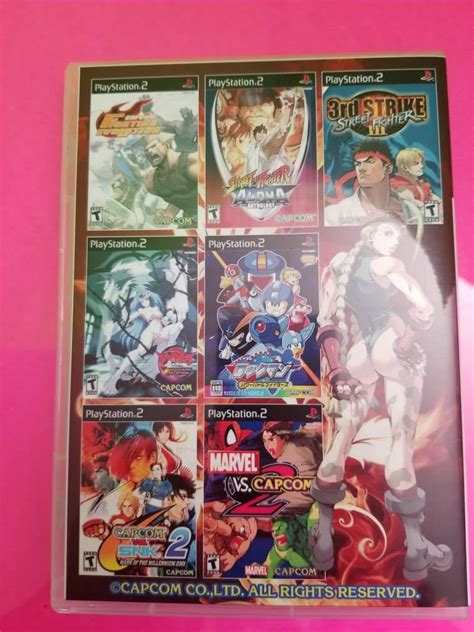 Ultimate Capcom Fighting Collection Custom Reproduction Case And Art