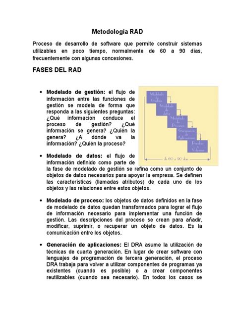 Uma Empresa De Ti Opta Pela Metodologia Rad - Metodologia RAD | PDF | Ingeniería de software | Software