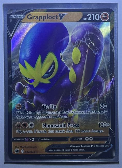 Pokemon Grapploct V Champions Path Rare Nm Mint Values Mavin