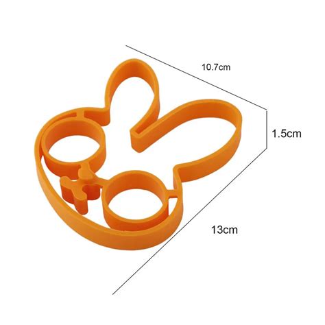 Голова клоуна в форме кролика силиконовая форма для яиц омлет Creativ ...