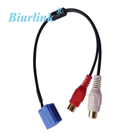 Aliexpress.com : Buy Biurlink Car Radio RCA to MINI ISO 8Pin Connector ...