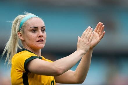 Ellie Carpenter Matildas Acknowledges Fans After Editorial Stock Photo ...