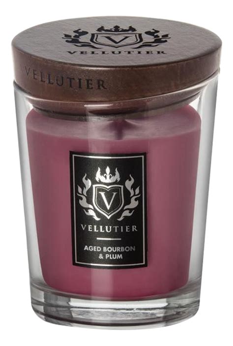 Vellutier ароматическая свеча aged bourbon & plum (сливовый бурбон ...