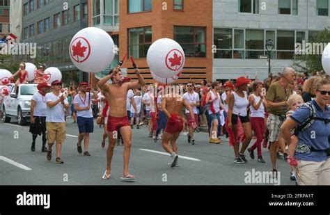 K LGBT Gay Pride Parade Shirtless Dancers Having Fun On The Street Stock Video Footage Alamy